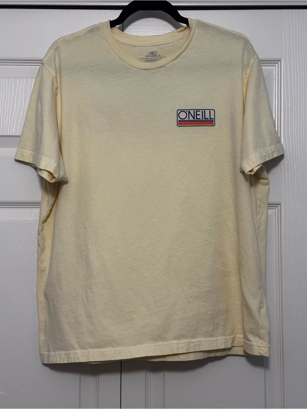 O’Neill Graphic Logo Short Sleeve Tee T-shirt Standard Fit Yellow Size‎ XL VGUC